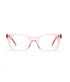 Bixby Reading Glasses - Polished Clear Pink